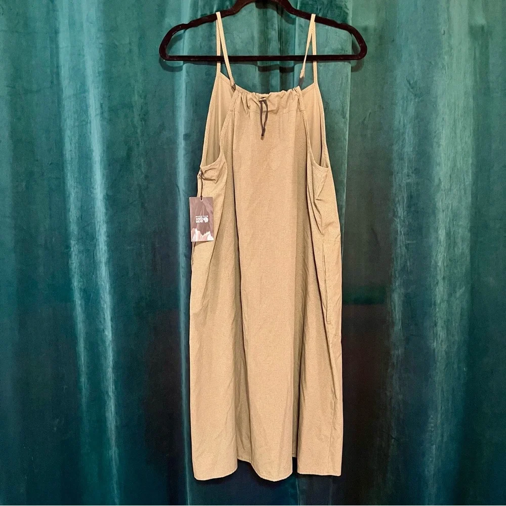 NWT Mountain Hardwear Echo Lake Strappy Dress size L, Green - Picture 3 of 6